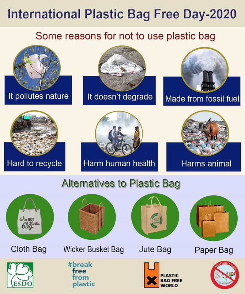 International Plastic Bag free Day 2020