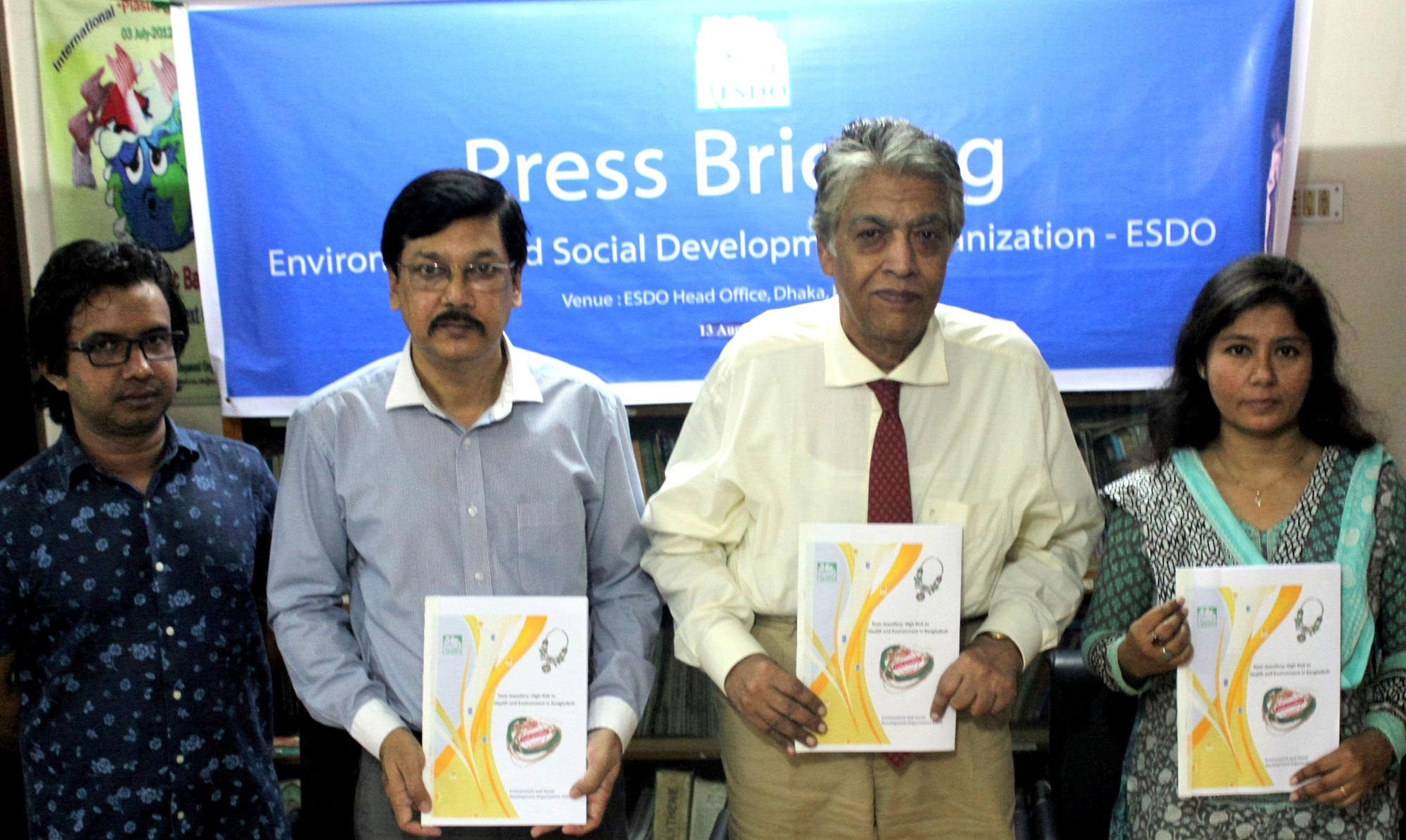 Press Briefing on the Study Report “Toxic Jewellary: High Risk to Health & Environment in Bangladesh”.