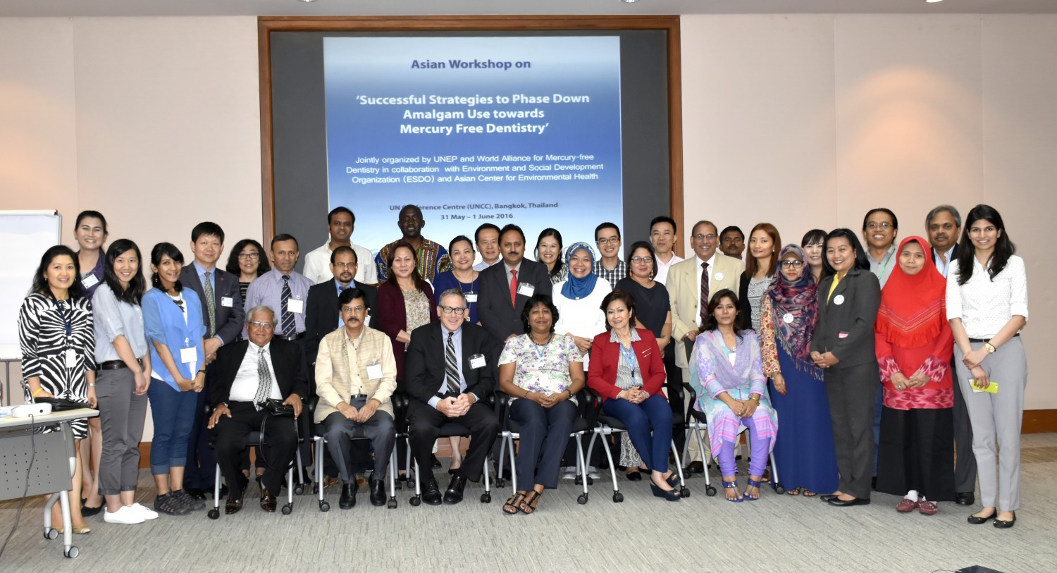 Government and NGO representatives altogether in Bangkok to phase down amalgam use in Asia