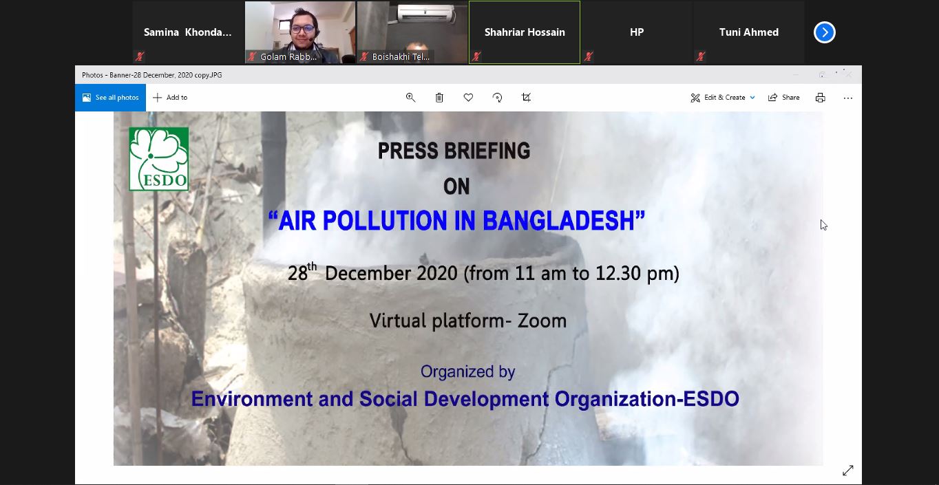 Press Briefing on “Air Pollution in Bangladesh”