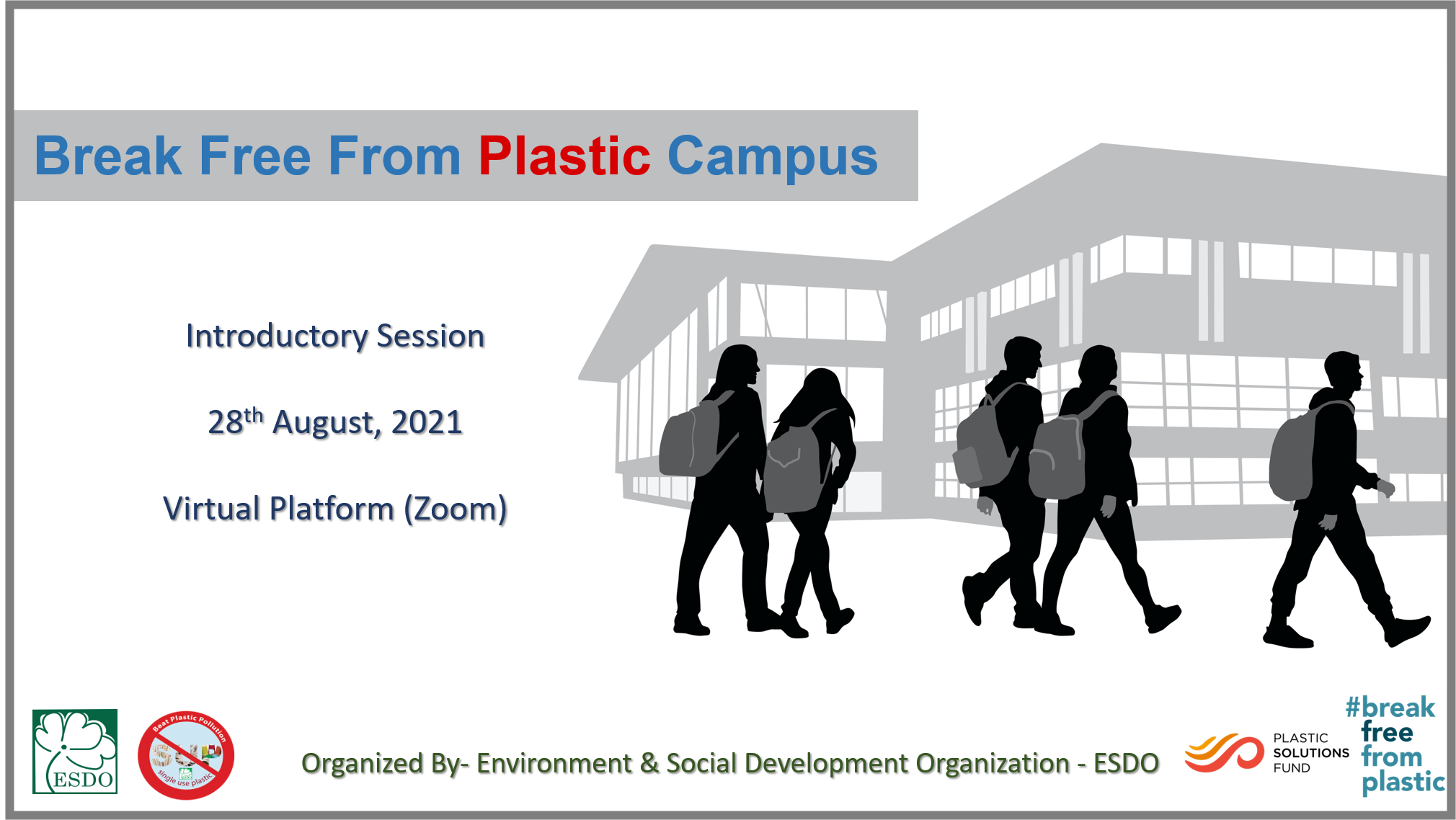 Introductory Session on ‘Plastic Free Campus Initiative’