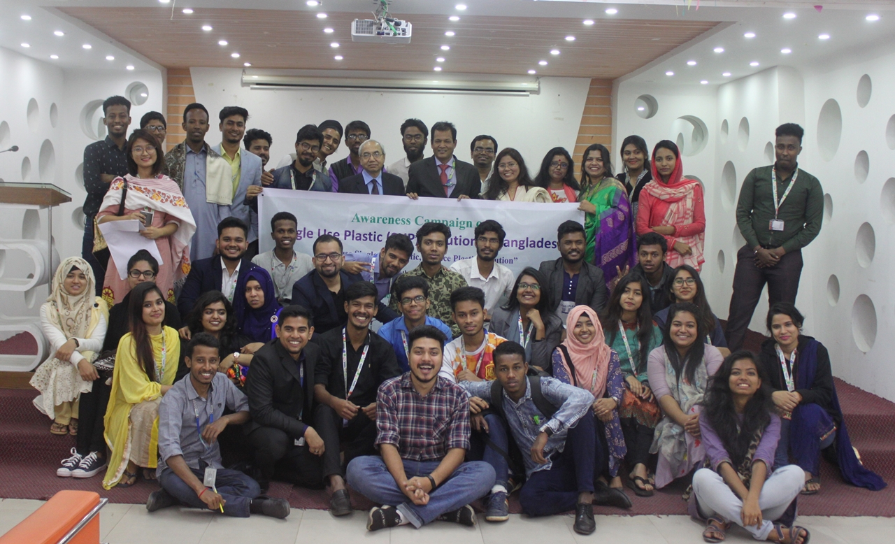 Awareness Campaign on Single Use Plastic Pollution in Bangladesh at Daffodil International University