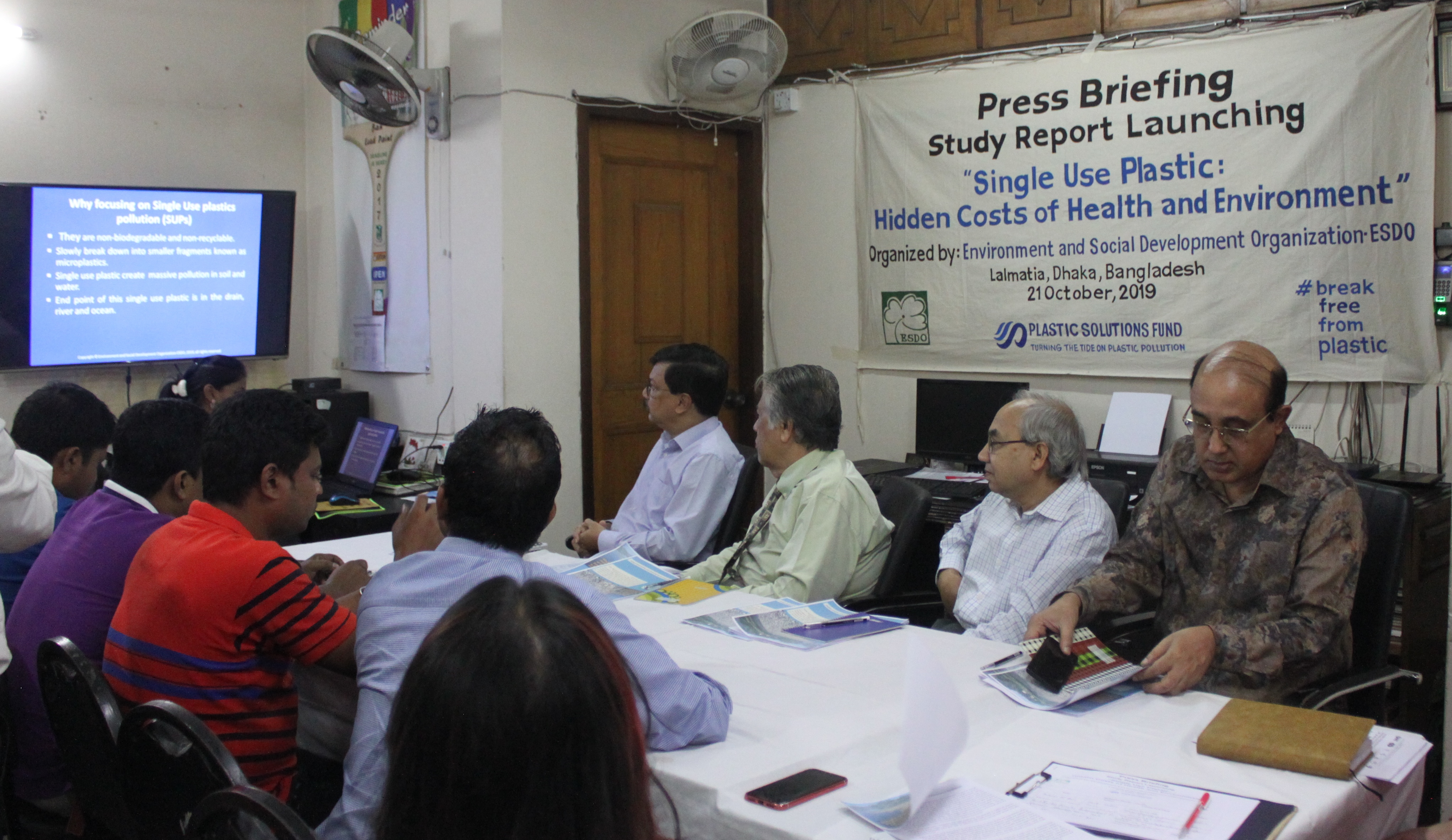 Press Briefing – Study Report Launching on Single Use Plastic: Hidden costs of Health & Environment in Bangladesh