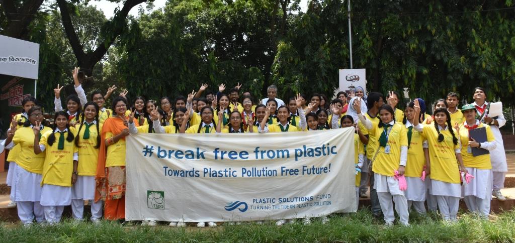 ESDO Team and Volunteers for “Break Free From Plastic” movement