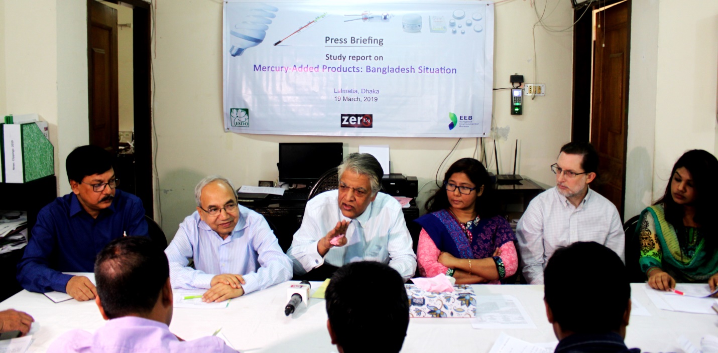 Press briefing on mercury added products in Bangladesh