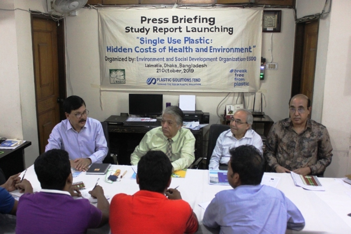 Press Briefing on Study Report Launching ‘Single Use Plastic: Hidden Costs of Health and Environment’