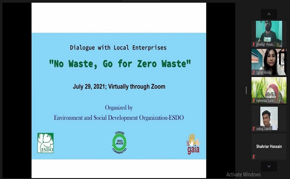 SME Consultation on “No Waste, Go For Zero Waste” ESDO