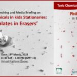 Report Launching and Media Briefing on ‘Toxic Chemcials in kids stationaries: Phthalates in Erasers