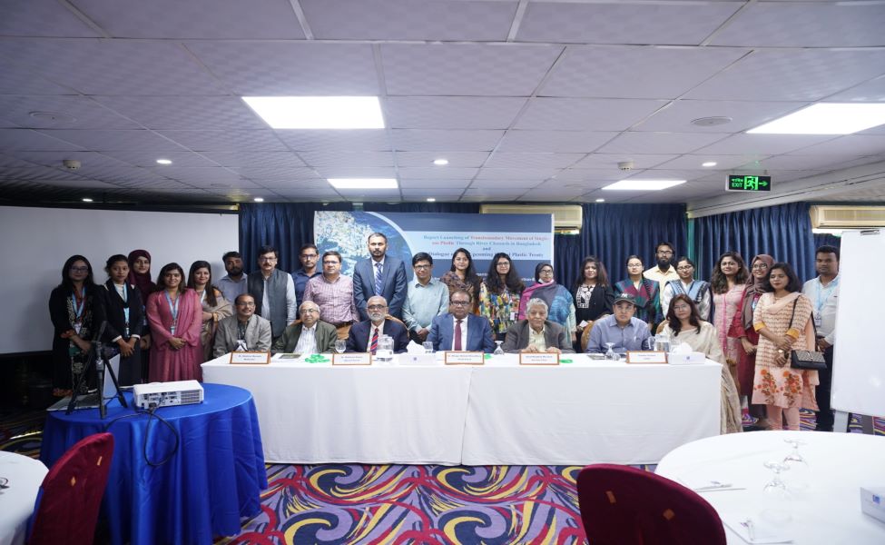 Report Launching of “Assessing Transboundary Movement of Single-use Plastic Waste Through River Channels in Bangladesh”