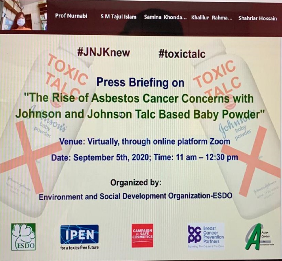 You are currently viewing Press Briefing On ‘The Rise in Asbestos–Cancer Concerns with Johnson & Johnson Talc–Based Baby Powder’